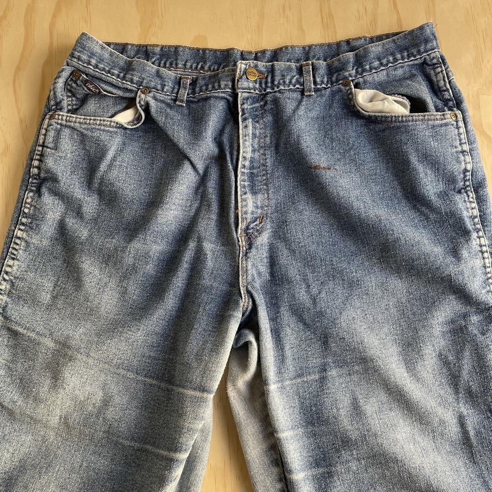 Vintage 90s‎ Chic Jeans Womens 40x27 Light Wash High Rise Relaxed Mom Denim